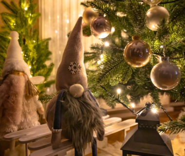 Tree Skirts for Charity: Clearing Out Christmas Trees
